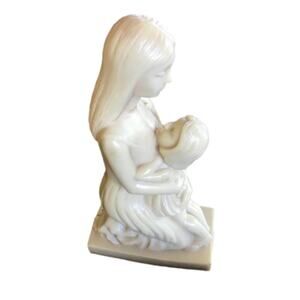 Vintage Loving Mother And Daughter Statue Beautiful Females Home Decoration‎